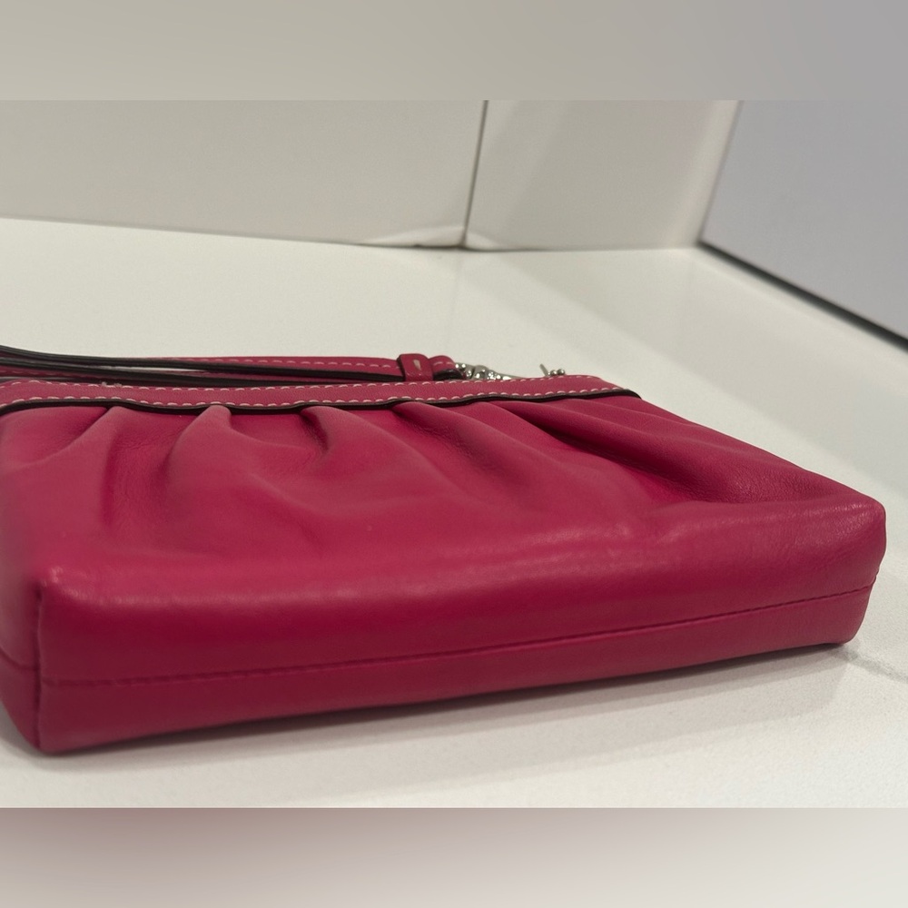 !! SOLD!! COACH PINK AND PURPLE PLEATED WRISTLETS NWOT - Picture 11 of 16